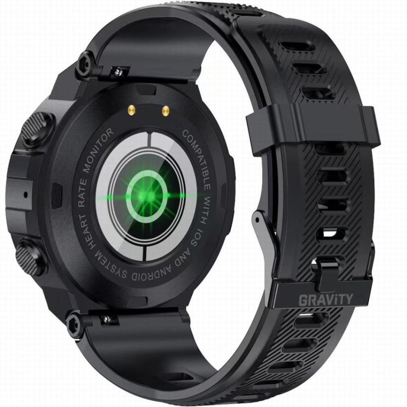 SMARTWATCH MĘSKI GRAVITY CZARNY Realtek 8762C
